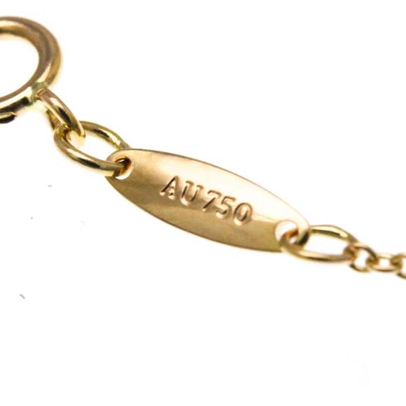 TIFFANY 18k Gold Diamond Charm Bracelet - Picture 10 of 14